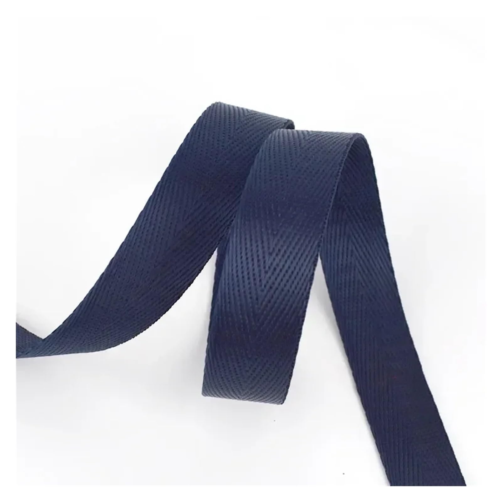 10Meters 20-50mm Nylon Webbing Tapes Ribbons for Belt Dog Collar Backpack Strap by The Meter Bias Binding DIY Sewing Accessories(RD001-NavyBlue,32mm)