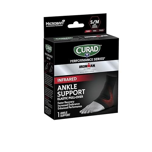 Miniatura 7 de Curad Performance Series IRONMAN - Tobillera infrarroja, elástica, pequeñamediana (paquete de 2)
