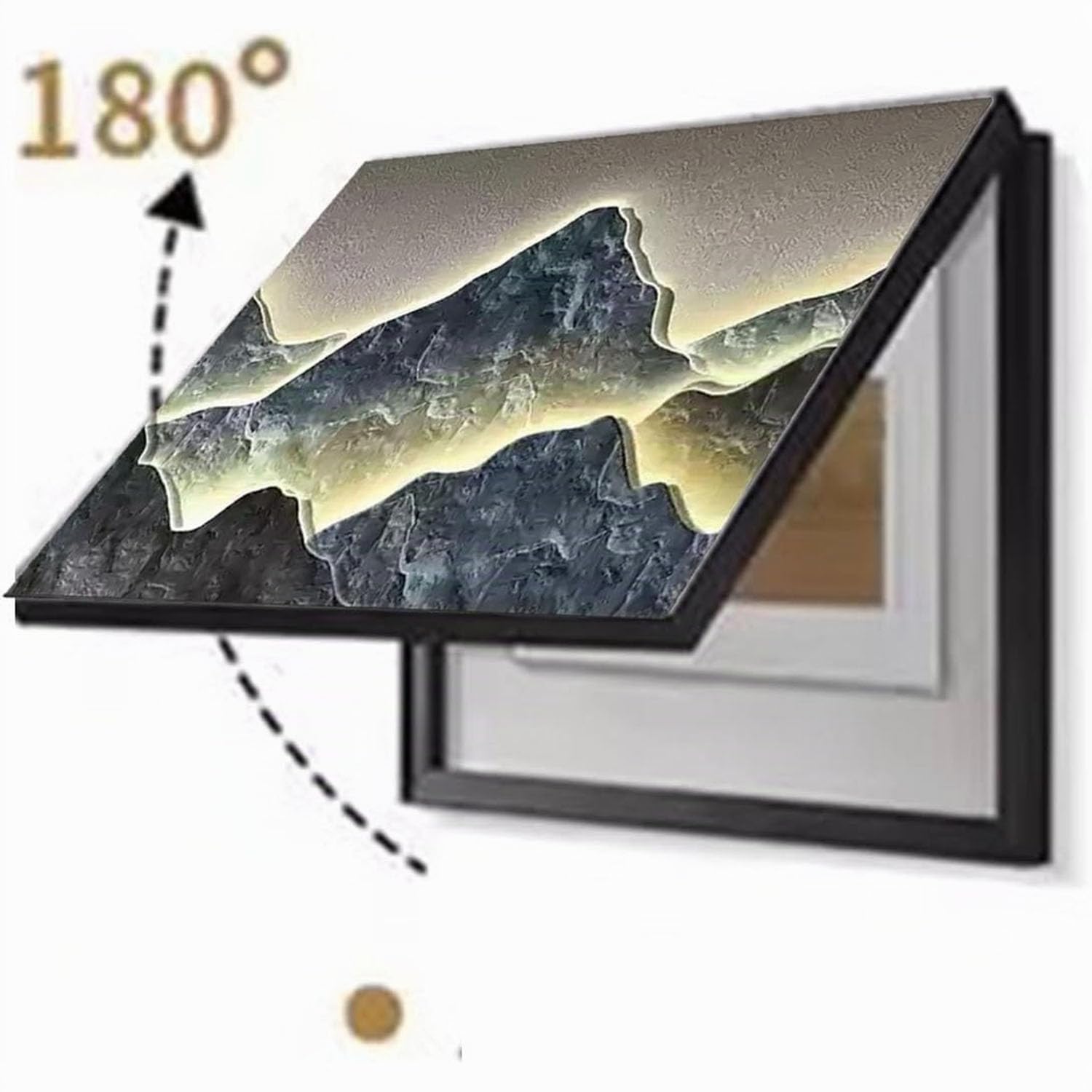 Copertura Quadro Elettrico Decorativa Nascondi Contatore Quadri Copri Contatori Elettrici da Parete Contatori per Pittura Nascondi Dipinti Decorazione,03,45x35cm