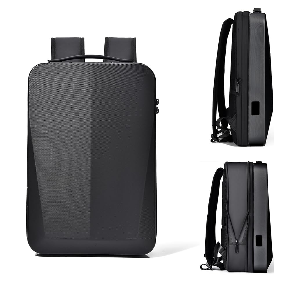 Stile semplice Zaino Porta PC 16 Pollici Impermeabile Zaino espandibile Uomo Lavoro con porta USB Zaino Antifurto Uomo per Uffico Università Scuola Viaggio Business