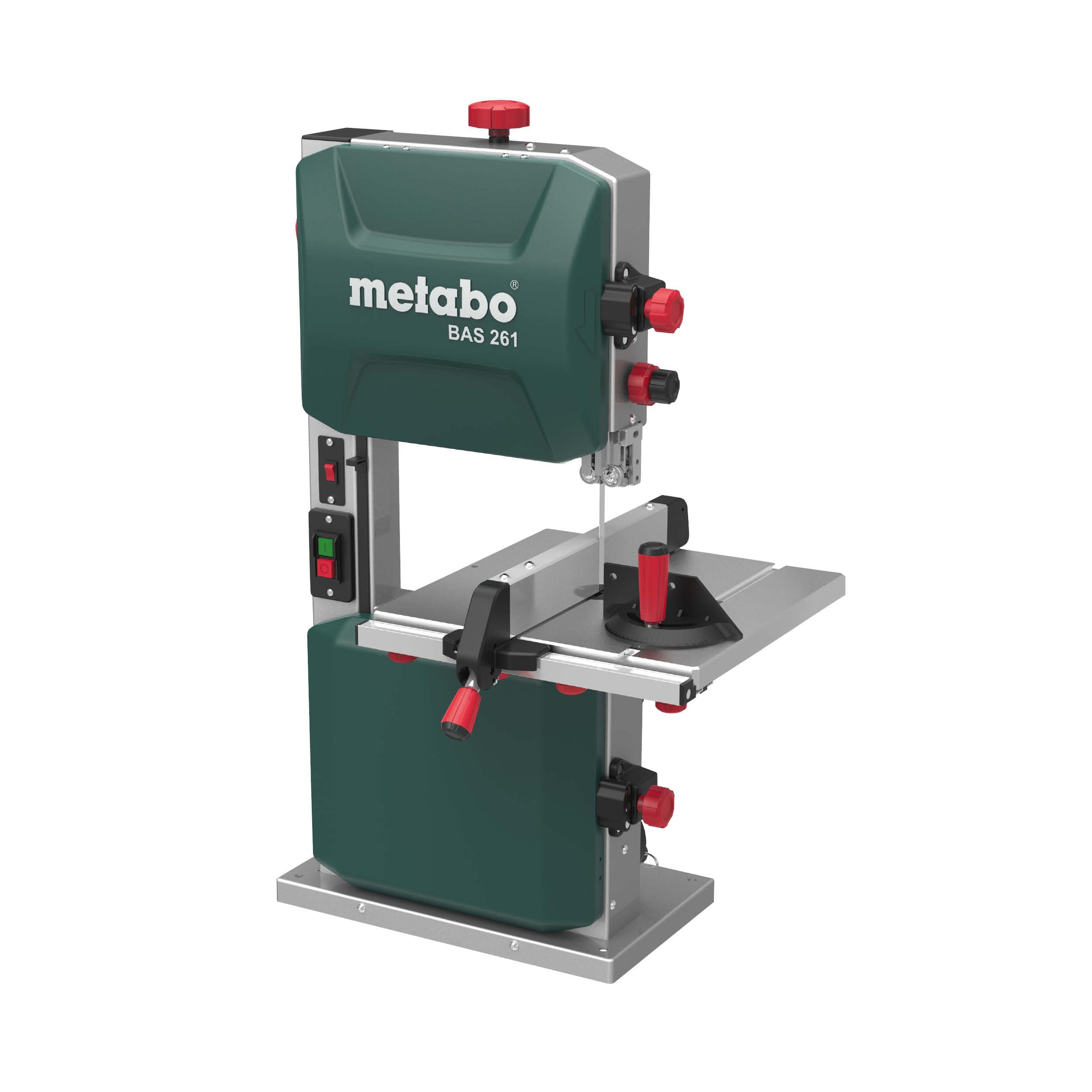 Metabo Bandsäge BAS 261 Precision – 619008000 – Bandsäge für eine hohe Präzision und stabile Schnittqualität (400 W, Schnitthöhe 103 mm)
