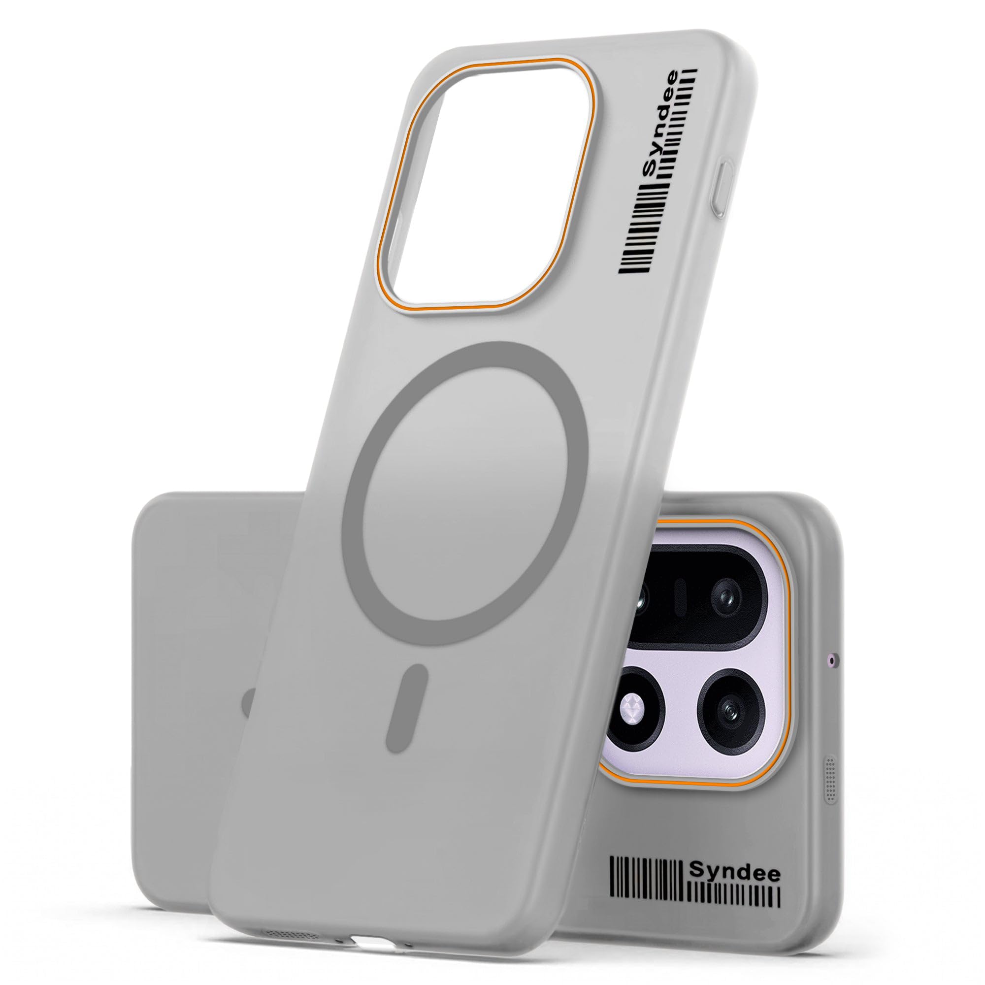 DL3 Mobilak Case Back Cover for OnePlus 15 5G, Sleek Frosted Translucent Back Only Compatible with Wireless Magnetic Accessories | Anti-Scratch Shockproof Phone Case