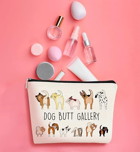 Miniatura 3 de Bolsa de maquillaje para perros y cachorros, divertida bolsa de cosméticos para perros, la mejor idea de regalo para amantes de los perros,