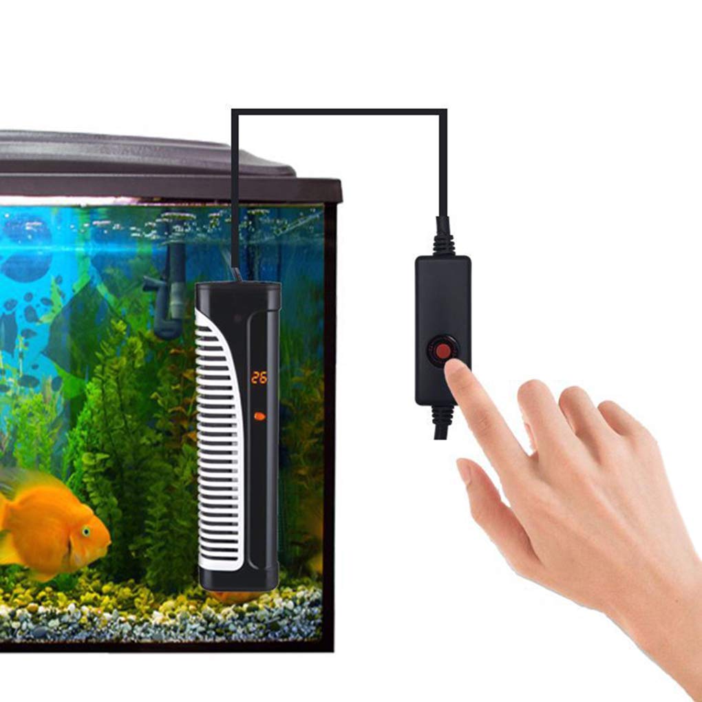 Riscaldatore per Acquario Riscaldatore per Acquario sommergibile con Schermo LED a Temperatura visibile e termoregolatore Esterno, riscaldatore termostato Automatico