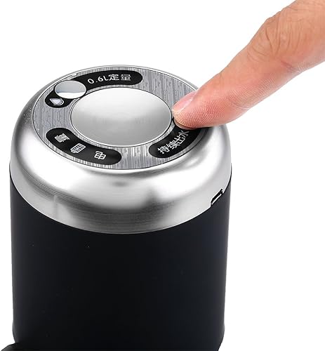 Miniatura 7 de Distributeur Deau - Bomba de botella de agua potable automática eléctrica recargable por USB, dispensador inteligente negro - conveniente para y