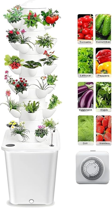 Hydroponics Growing System Kit - Vertical Hydroponic...