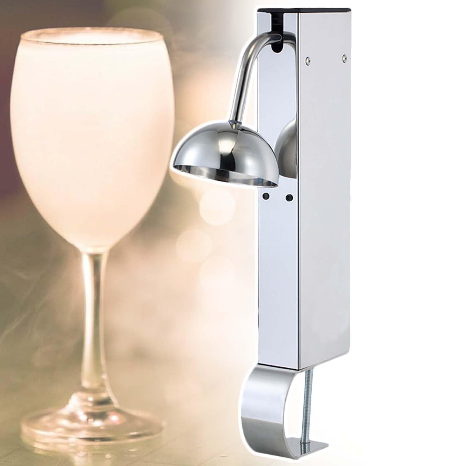 Chłodziarka do piwa z neonowym światłem, stal nierdzewna CO2 Instant Glass Froster, chłodzi w 6 sekund do użytku komercyjnego, idealny do barów i wydarzeń