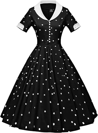 50s collared dress Clearance