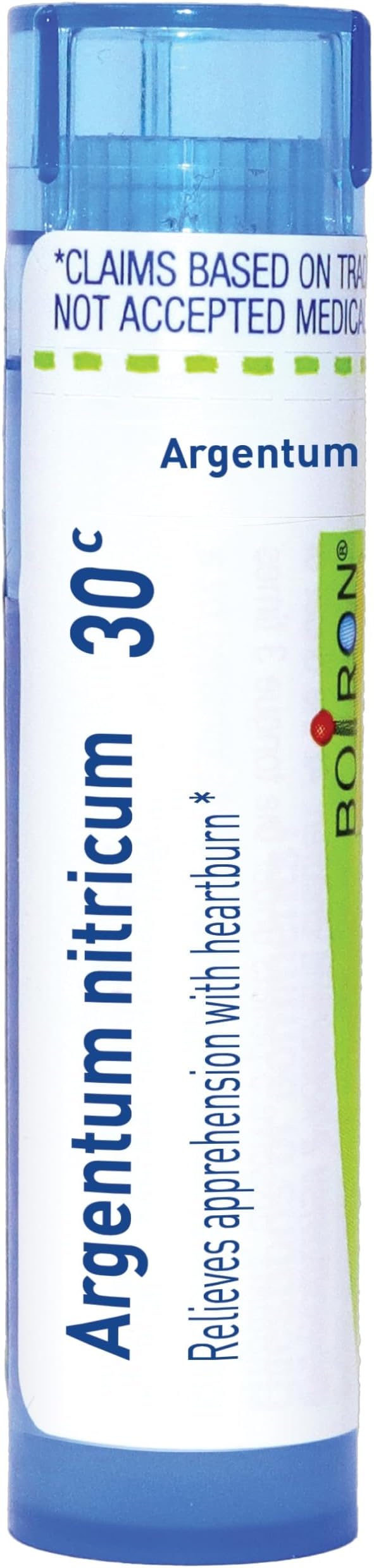 Boiron Argentum Nitricum 30C Homeopathic Medicine for Apprehension & Stage Fright - 80 Pellets