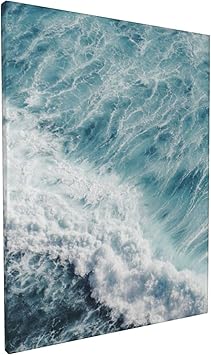Amazon かっこいい 海の波 壁の絵 アートパネル 壁アート モダン フレーム 装飾画 壁飾り 家 リビングルーム ベッドルーム 部屋 おしゃれ飾り ウォールステッカー オンライン通販
