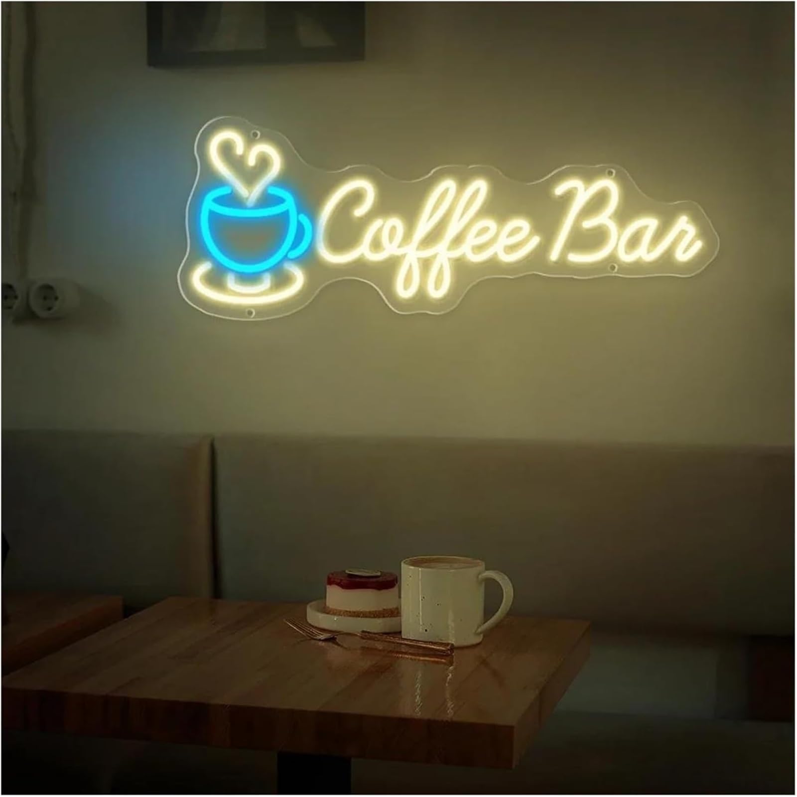 Insegna luminosa al neon Lampada al neon con atmosfera rilassante per bar, luce per angolo caffè, negozio di bevande
