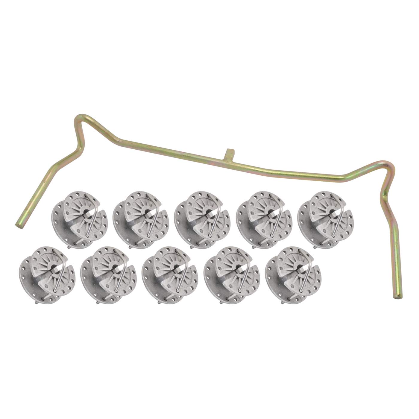 VOSS.farming 10x tendeurs de Fils et Cordes, + étrier, kit