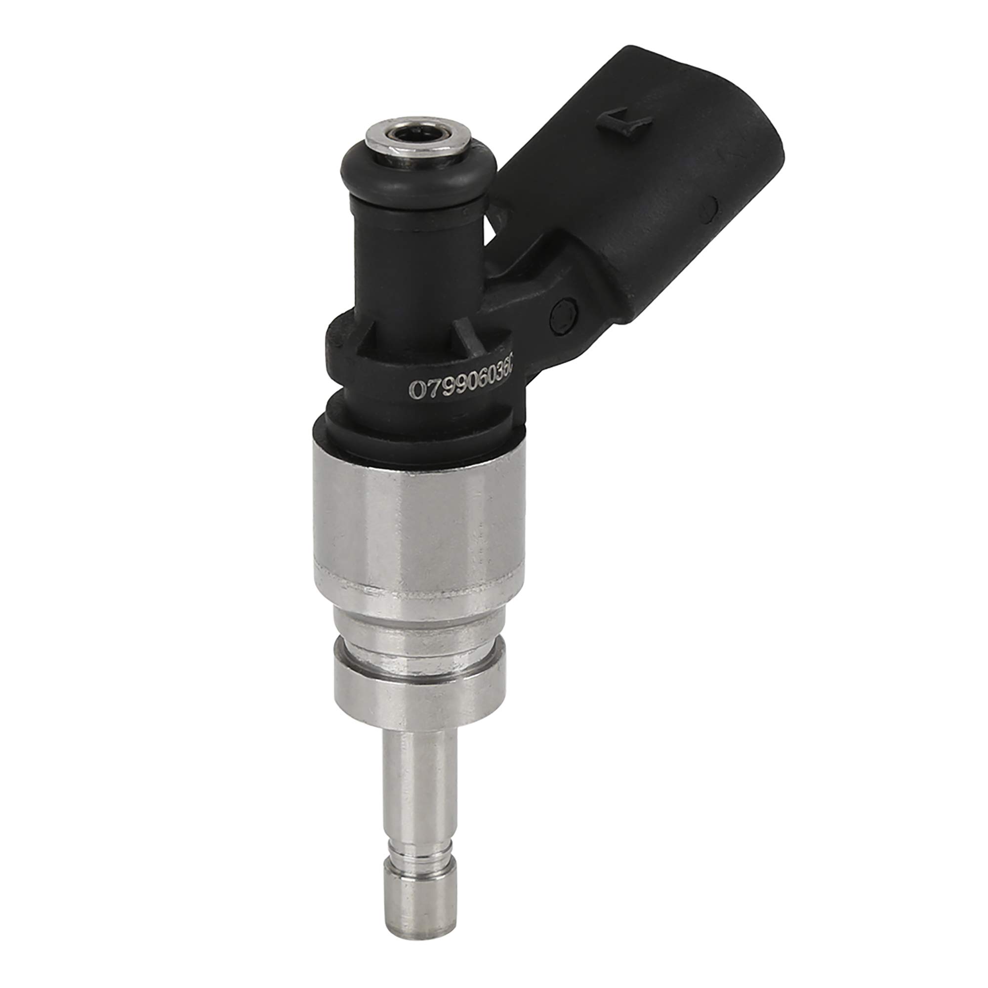 X AUTOHAUX Inyector De Combustible Boquilla para Audi A6 Quattro 07-11 1Pc | 079906036C FPI0038, Plata/Negro, Metal/Plastico, 84x51.5x21mm, Para Audi A6/A8/R8/S5 07-11, Para VW Touareg 07-09