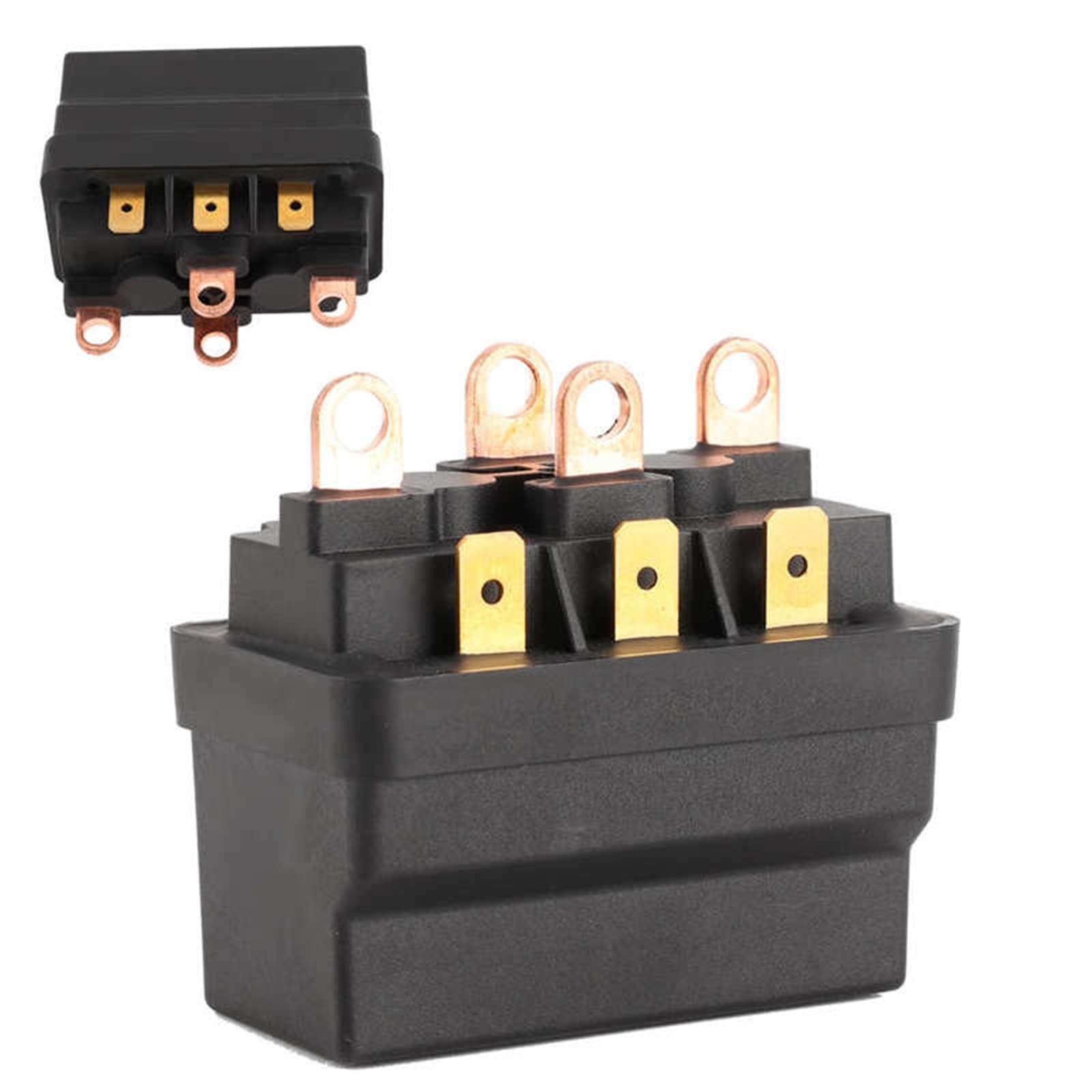 Contactor de relé de contacto de solenoide de cabrestante 12V 120A acero universal for vehículos ATV UTV 4X4 Contactor de relé de cabrestante