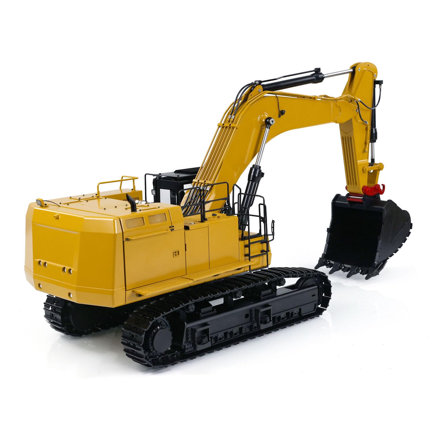Excavadora RC Hidráulica 1/14 - 90% Metal, Con Control Remoto, Luces, Sonido Y Humo | Modelo Detallado Para Hobby Y Colección