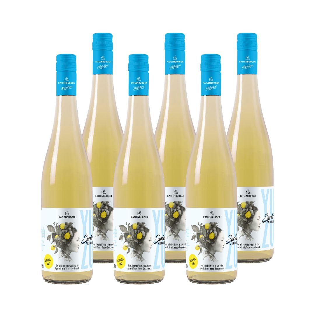 KATLENBURGER – Yuzu Spritz alkoholfrei | Moderner Aperitif mit asiatischer Yuzu und charaktervoller Zitrusnote. Ideal für bewussten Genuss bei jedem Anlass. Inhalt: 6x 750 ml