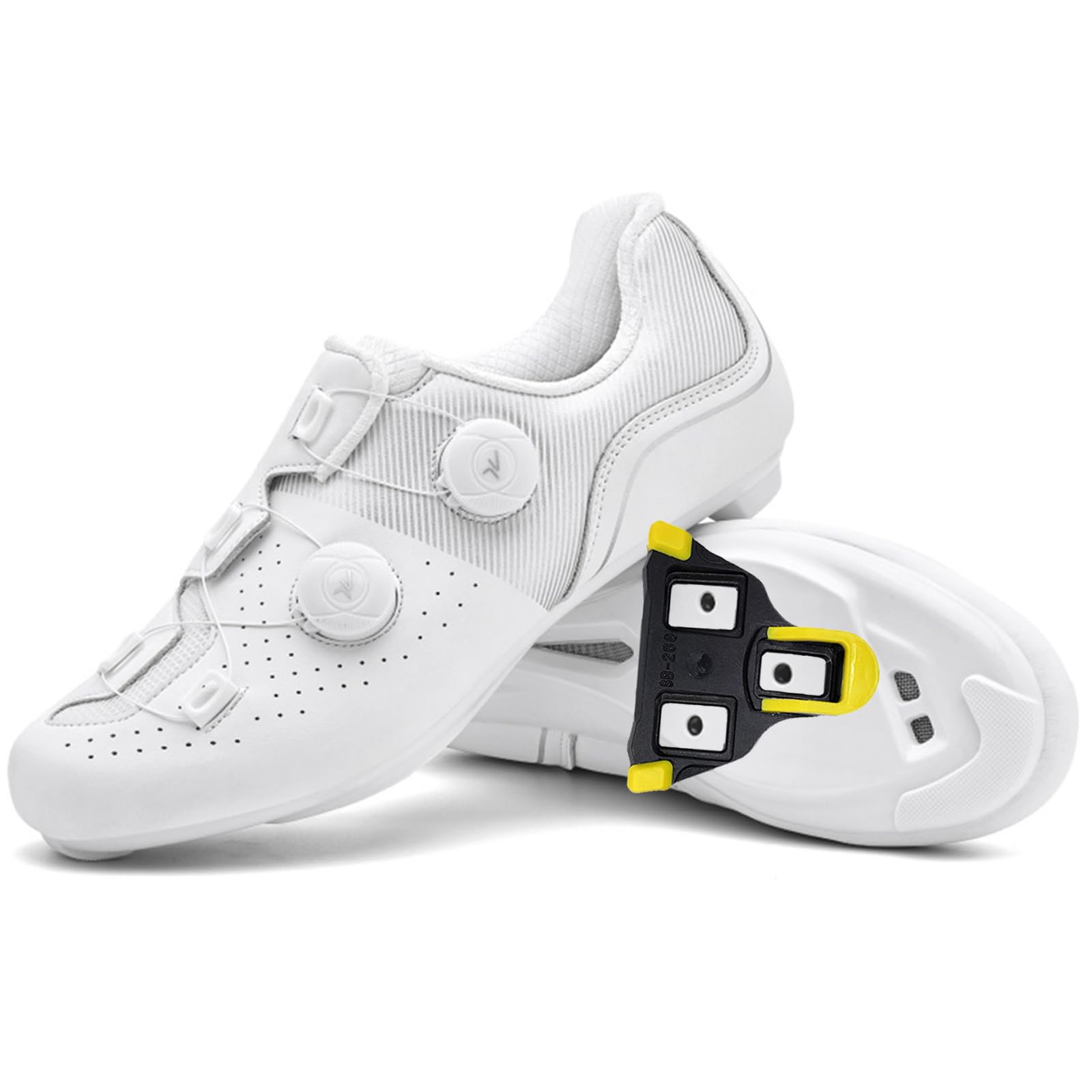 Fahrradschuhe Herren Rennradschuhe Kompatibel mit Peloton Look SPD SPD-SL Delta Lock Pedal Reitschuhe Spinning Schuhe Rennrad Schuhe Draussen
