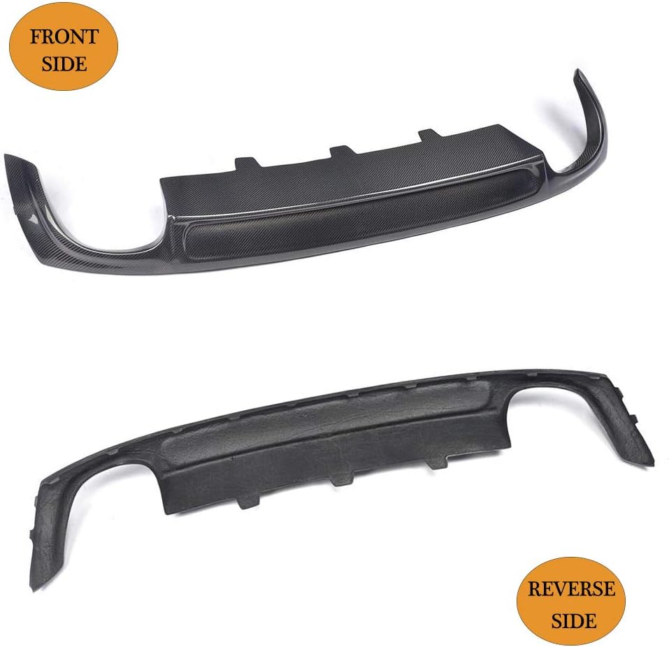 Rear Diffuser fits Audi A5 Base 2Door Pre-facelift 2008-2011 Customized Carbon Fiber CF Lower Bumper Lip Spoiler Body Kit