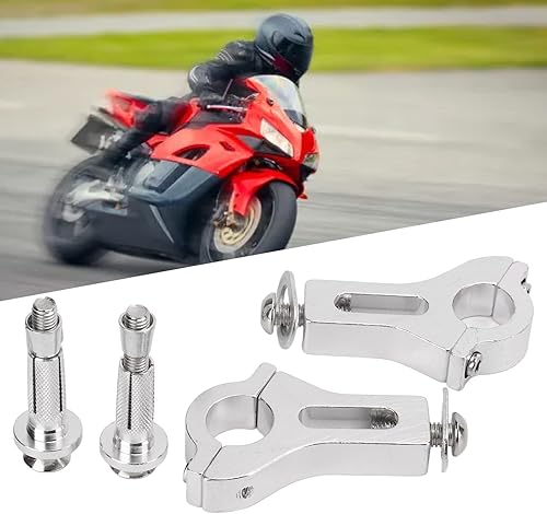 Miniatura 2 de EVGATSAUTO Abrazadera de guardamanos, Abrazadera de Guardamanos Metal 0.866 in Universal Motocicleta Guardia de Mano Kit de Montaje Componente de