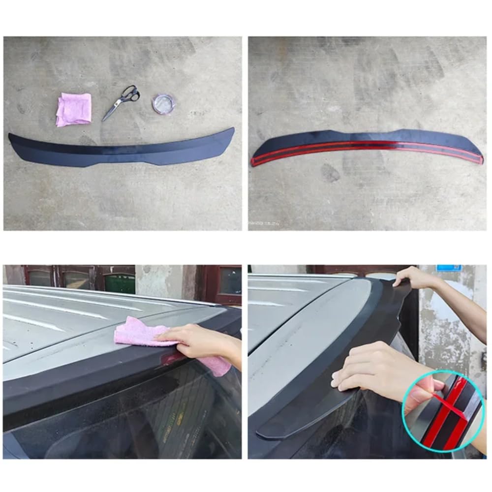 Spoiler Posteriori Tetto Posteriore ABS,per Ford Fiesta 2002-2026