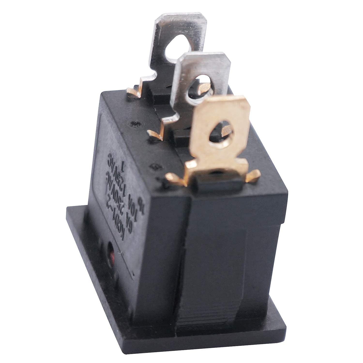 10 Pezzi AC 250 V/6 A, 125 V/10 A ON/off SPST 3 Pin 2 Posizioni Mini interruttori a bilanciere for Barche Interruttore a Scatto