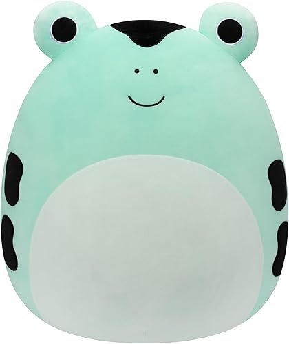 Squishmallows Original 20 pulgadas Dear Teal Poison Dart Frog - Peluche oficial de Jazwares Jumbo Ultrasoft