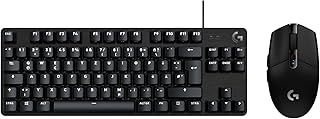 Logitech G305 Lightspeed Wireless Gaming Mouse with Hero Sensor, and G413 TKL SE Mechanical Gaming Keyboard, Compact, for …