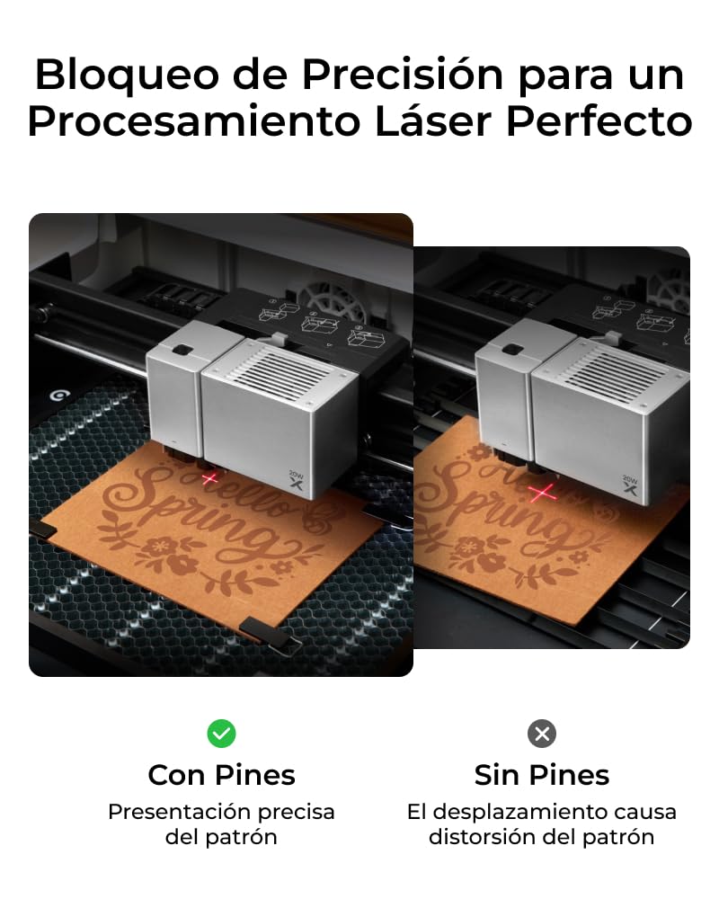 xTool Base Elevada M1 Ultra con Panel de Nido de Abeja, Panel de Trabajo de Nido de Abeja para Rápida Disipación de Calor y Protección de Escritorio, Dimensiones: 24,4" x 19,6" x 5,5".
