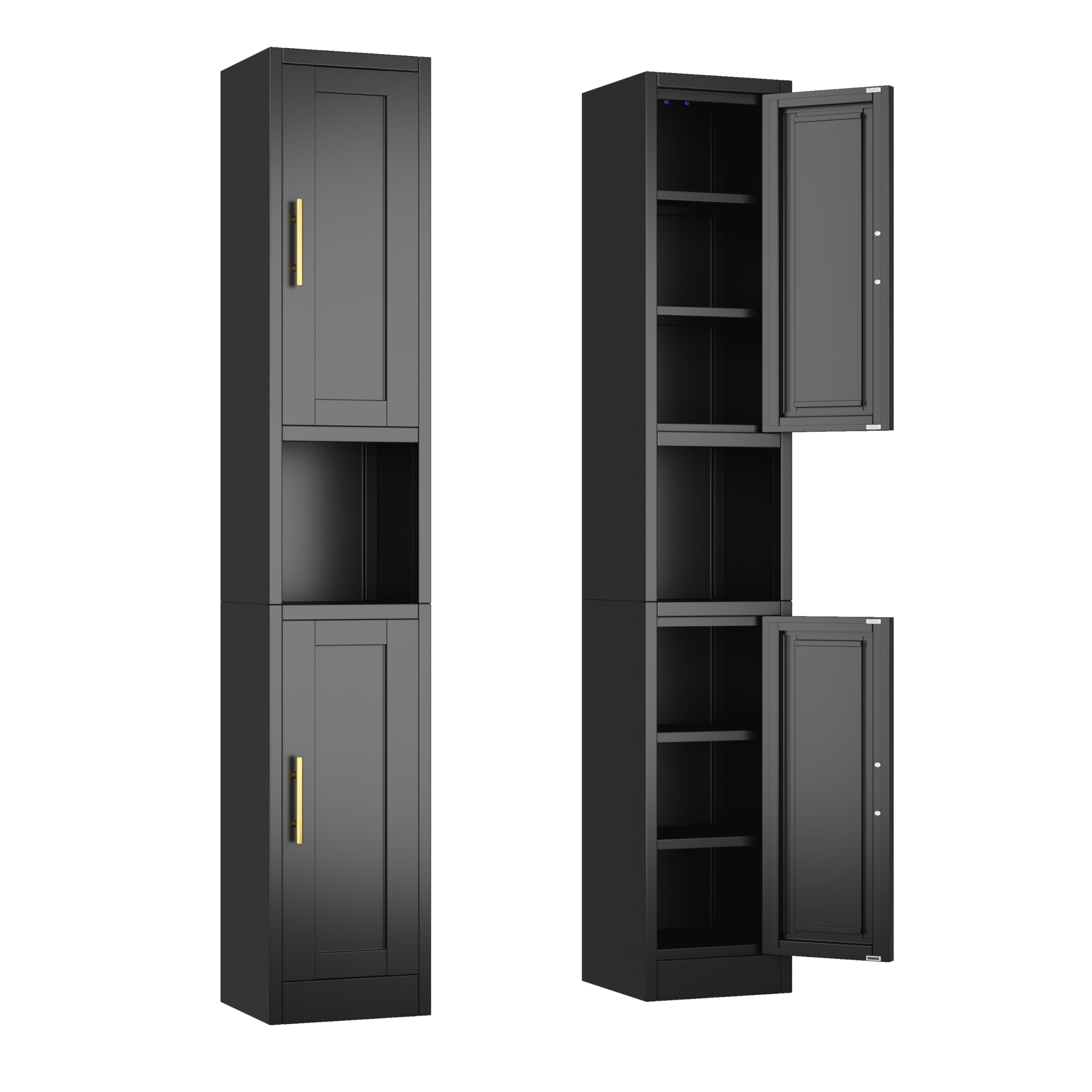 Ckzbx Tall Narrow Storage Cabinet