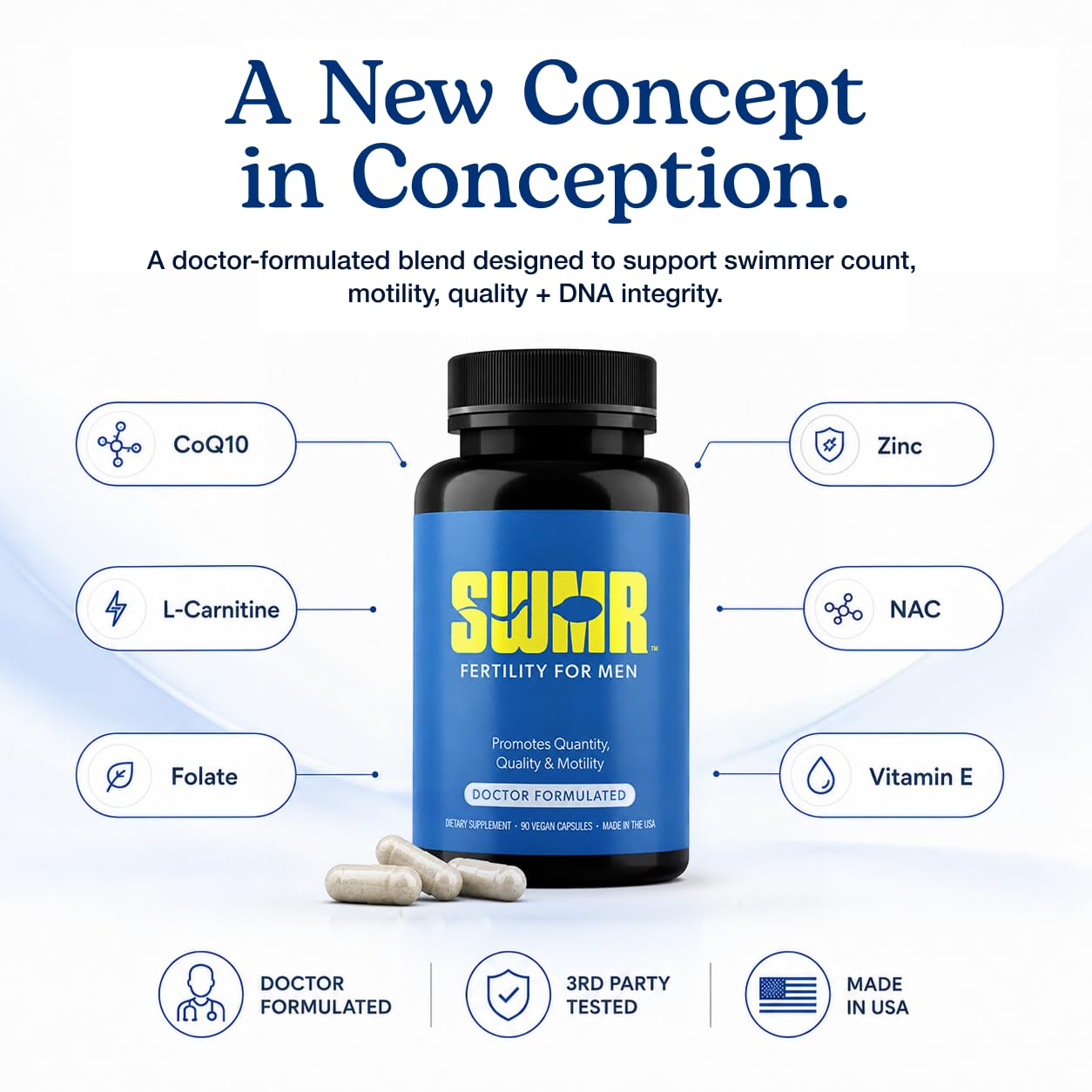 Male Fertility Supplement for Men, Doctor Formulated, Motility, Count — Amazon image 6