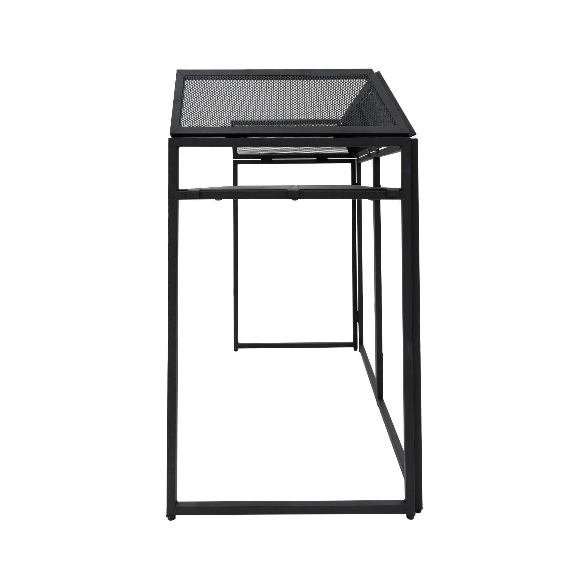 Pieghevole Booth DJ Professionale Struttura Metallica Ripiano Mixer Ampio Coperture Intercambiabili Bianco Nero Ganci Sicurezza Pannelli Mesh Borsa Trasporto