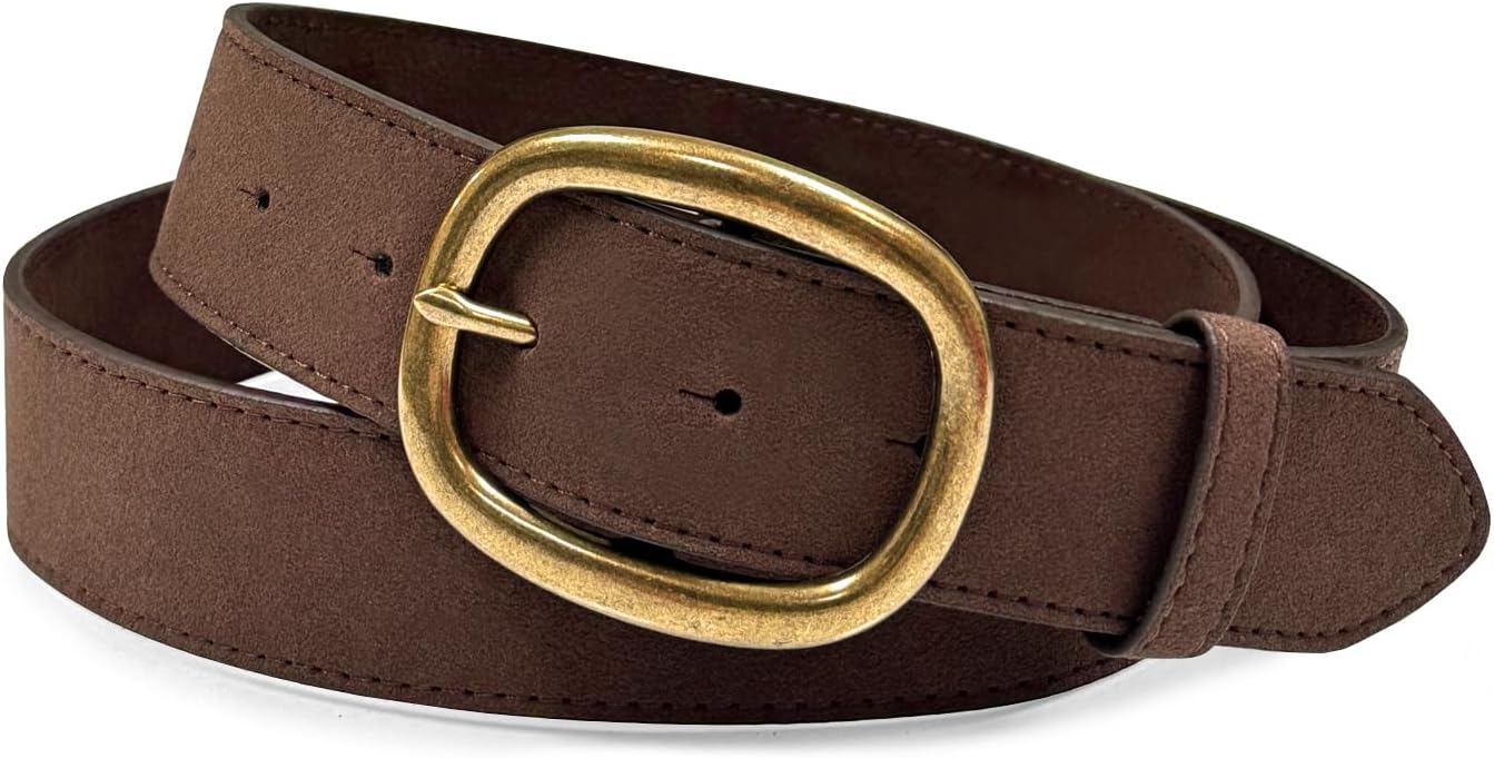 Type Oval Buckle (Brown)