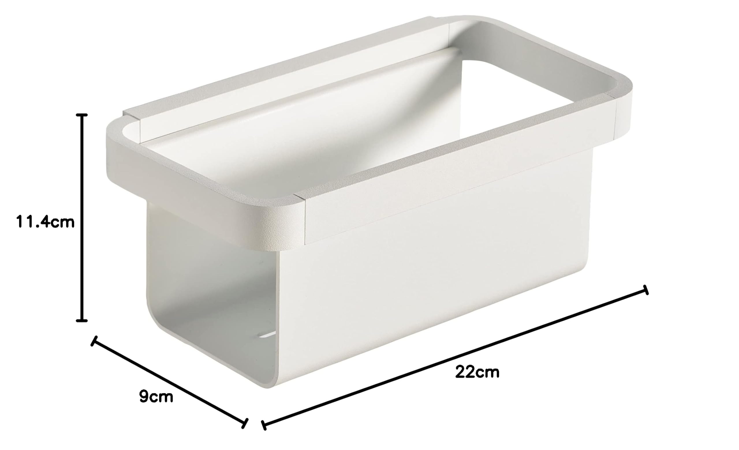 ZONE DENMARK - Estantería para ducha, 22 x 11,4 x 9 cm, color blanco