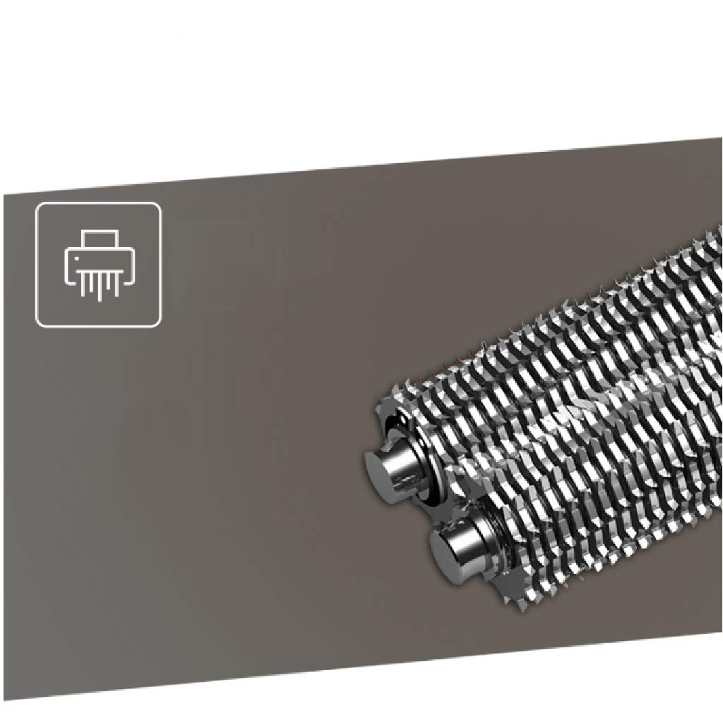 Triturador de Alta Seguridad Micro-Cut Trituradora de Papel, Tarjeta de crédito, trituradoras for Oficina y el hogar, con Grandes Ventanas Transparente