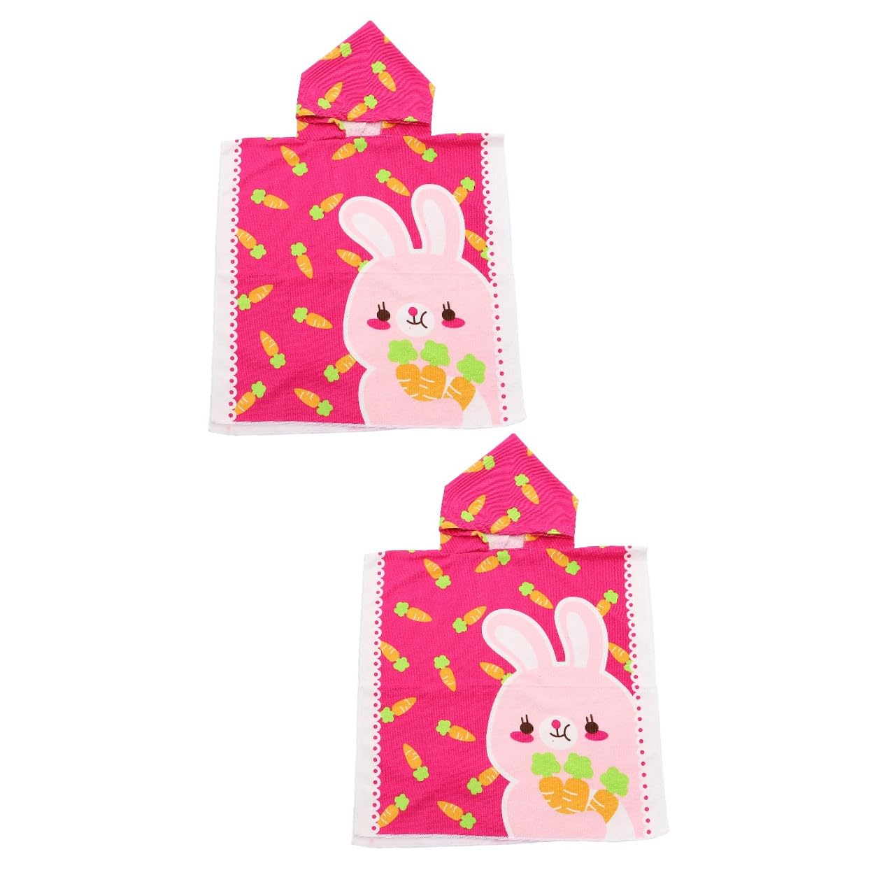 ABOOFAN 2 Stück Kinder Bademantel Umhang Handtuch Kinder Bademantel Kleinkind Handtücher Strandtücher Für Strandtuch Kapuzen Waschlappen