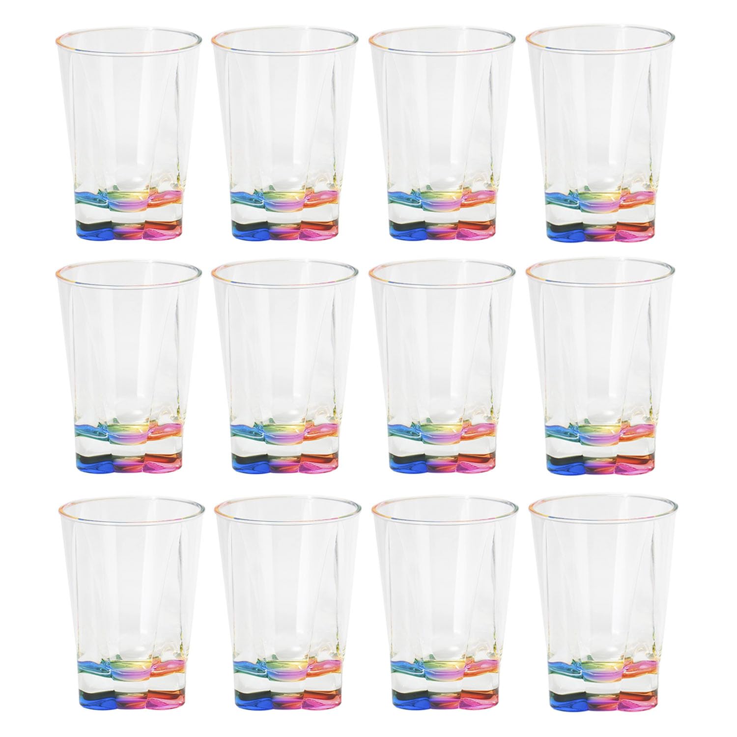 Merritt Crystal Rainbow Acrylic Tumbler 14-oz Small Set of 12