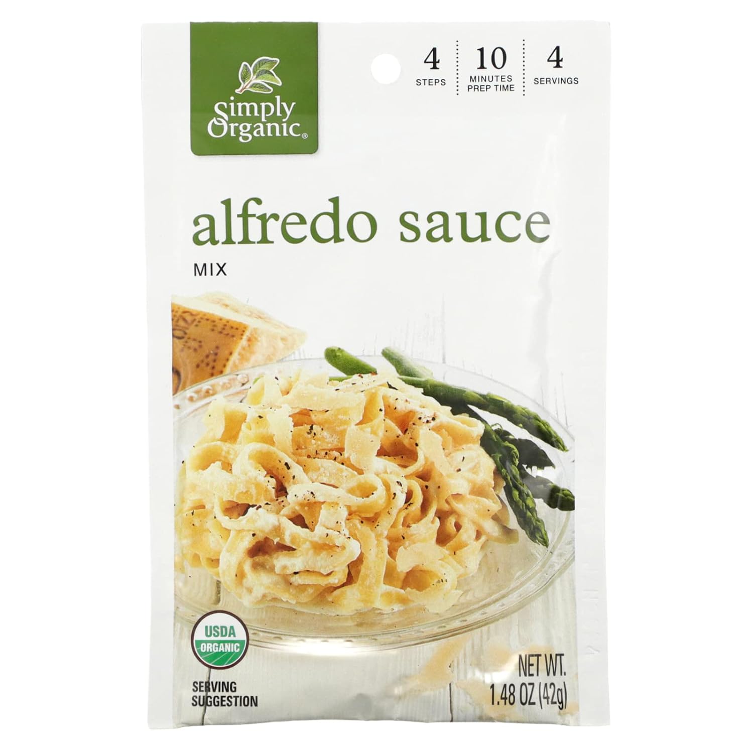 Alfredo Sauce Mix, 12 Packets, 1.48 oz (42 g) Each, Simply