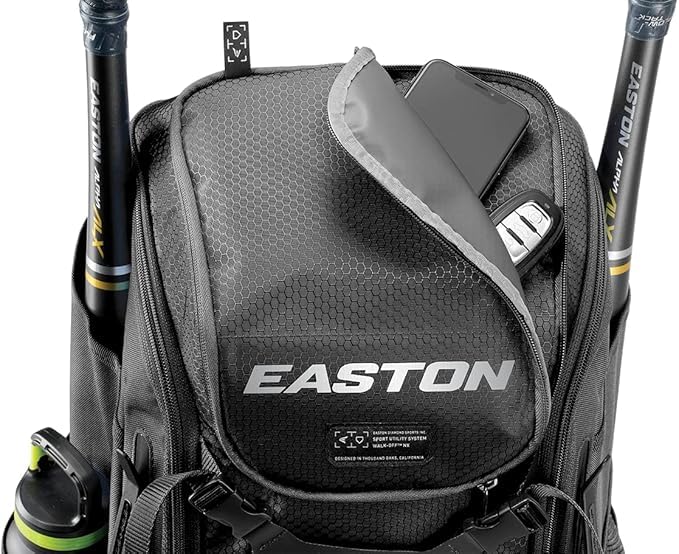 Image of Easton unisex-adult Walk-Off NX Backpack Equipment Bag |Baseball & Fastpitch Softball |Team Logo Panel|Multiple Colors