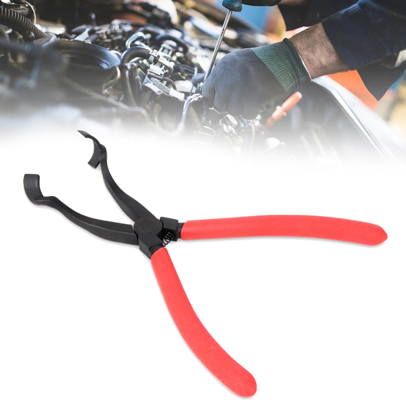 Alloys Steel Drum Brake Hold Down Spring Clamp Drum Brake Retaining Spring Pliers For Automotive Repair Technicians Tool