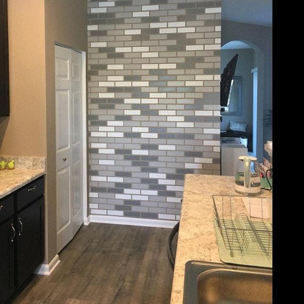 Oliver- Brick Wall Stencil- Modern Allover Wall Stencil