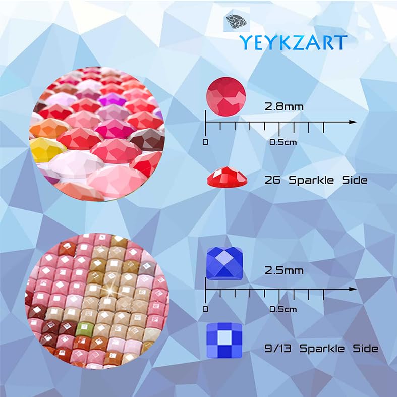 ペイントビーズ Amazon.com: YEYKZART 777 Diamond Painting Square Beads Drills