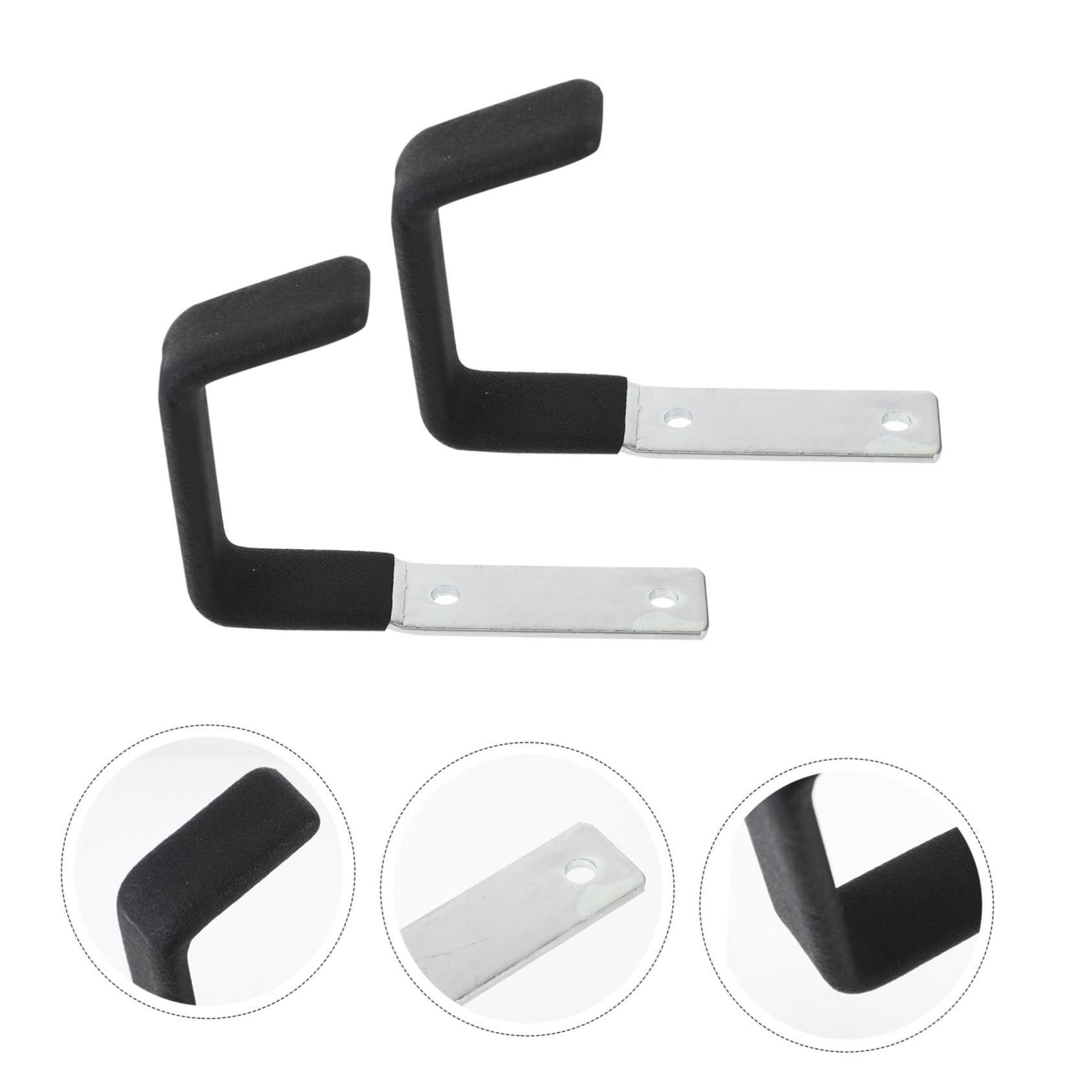 3 Set Ganci Da Garage Heavy Duty Per Organizzazione Utensili Appendi Per Giardino E Broomsticks Facile Installazione E Sicurezza Ottimale 2 Pezzi*3