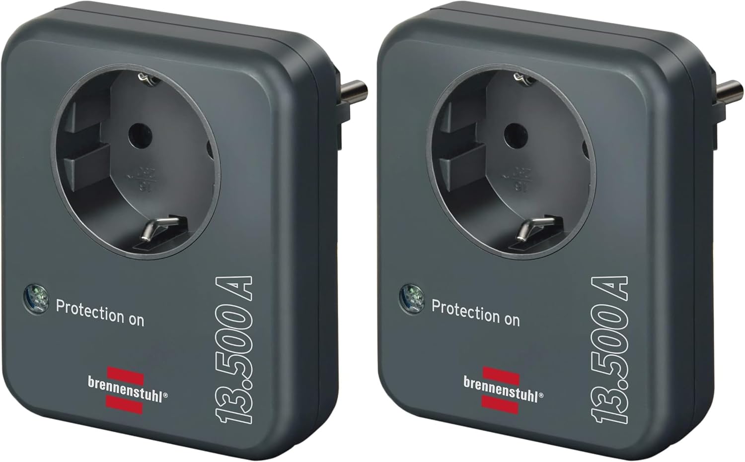 Brennenstuhl adapter z zaščito pred napetostjo 13.500A, antracit