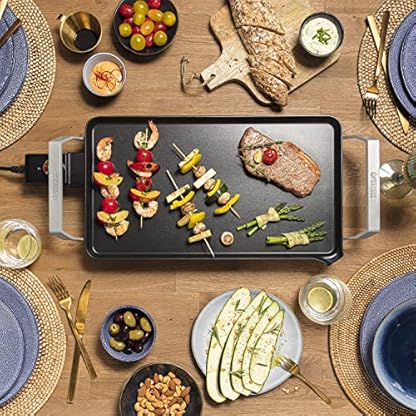 Princess Premium XL Tischgrill/Teppanyaki-Grill mit einer 46 x 26 cm großen Bratfläche, 2500 Watt, 103110 – Bild 3