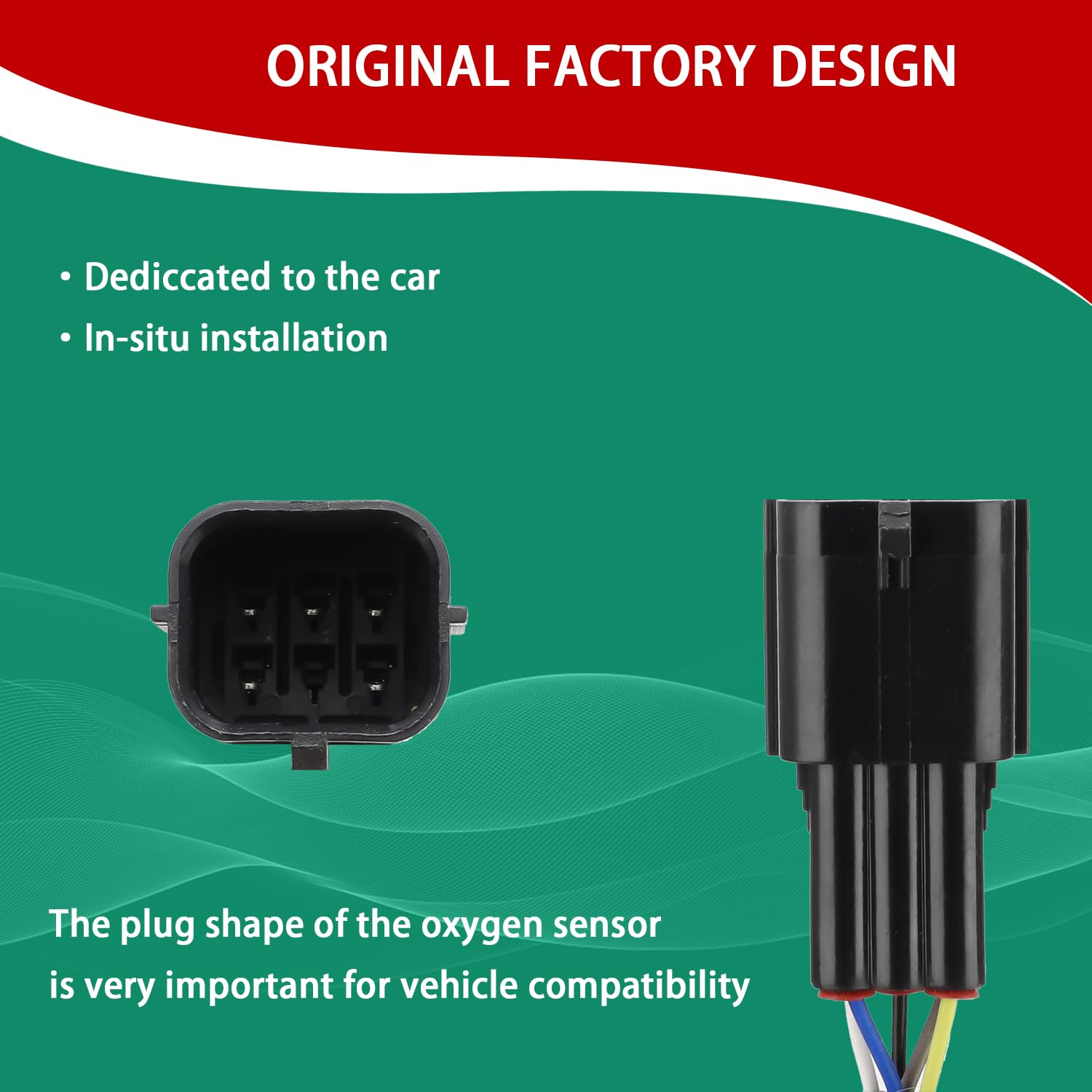 O2 Oxygen Sensor Heated Air Fuel Ratio Compatible with Mazda 3 2009-2010 Sport 2.0L 2008-2010 Mazda 5 2006-2009 Mazda 3 2.0L 2.3L Replace# 234-5040