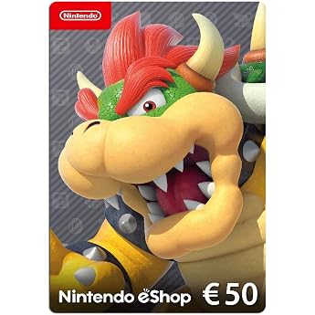 Nintendo eShop Card | 50 EUR Guthaben | Download Code (EU) | Switch