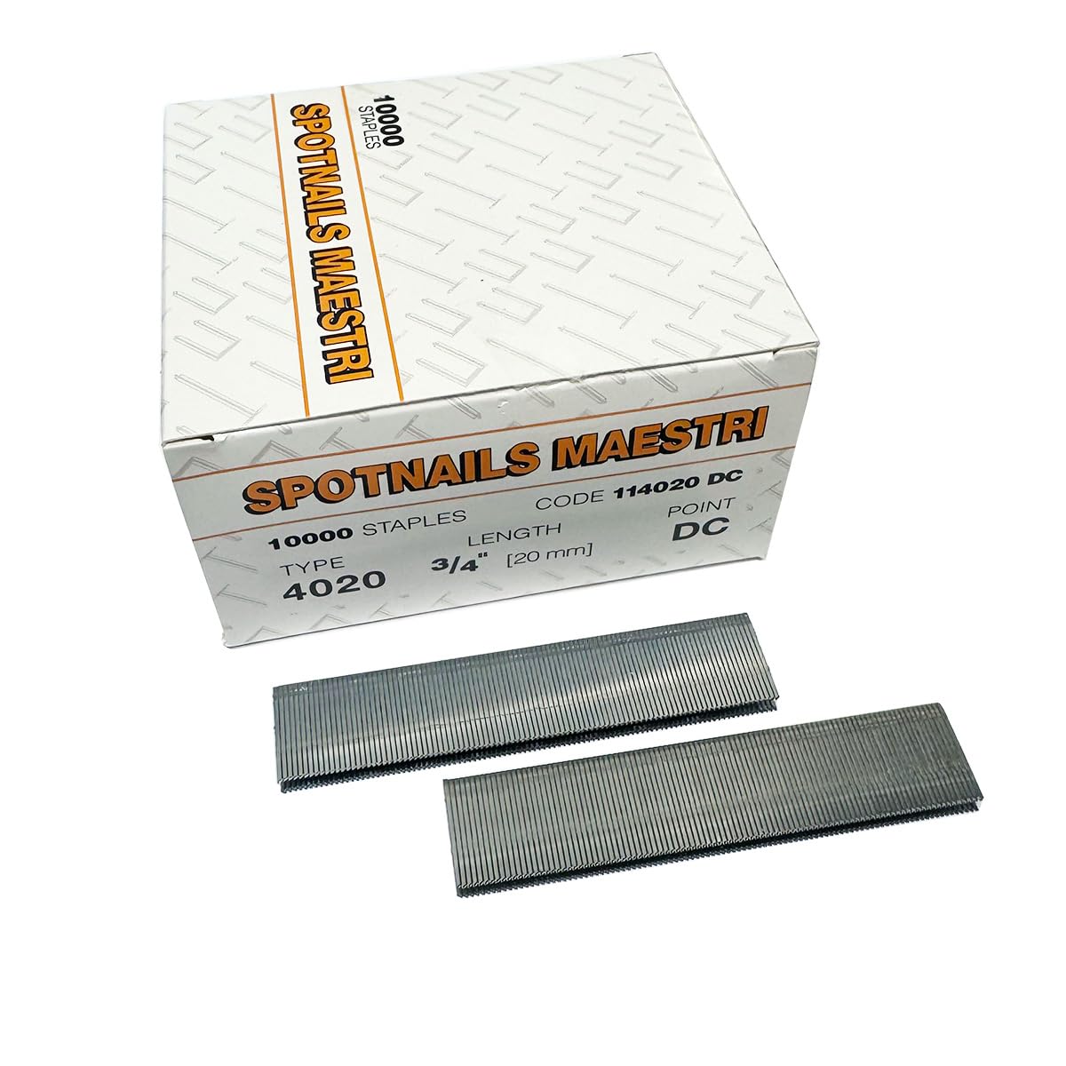 Spotnails maestri 4020 flooring Staples 4000/20mm x big 10,000 box