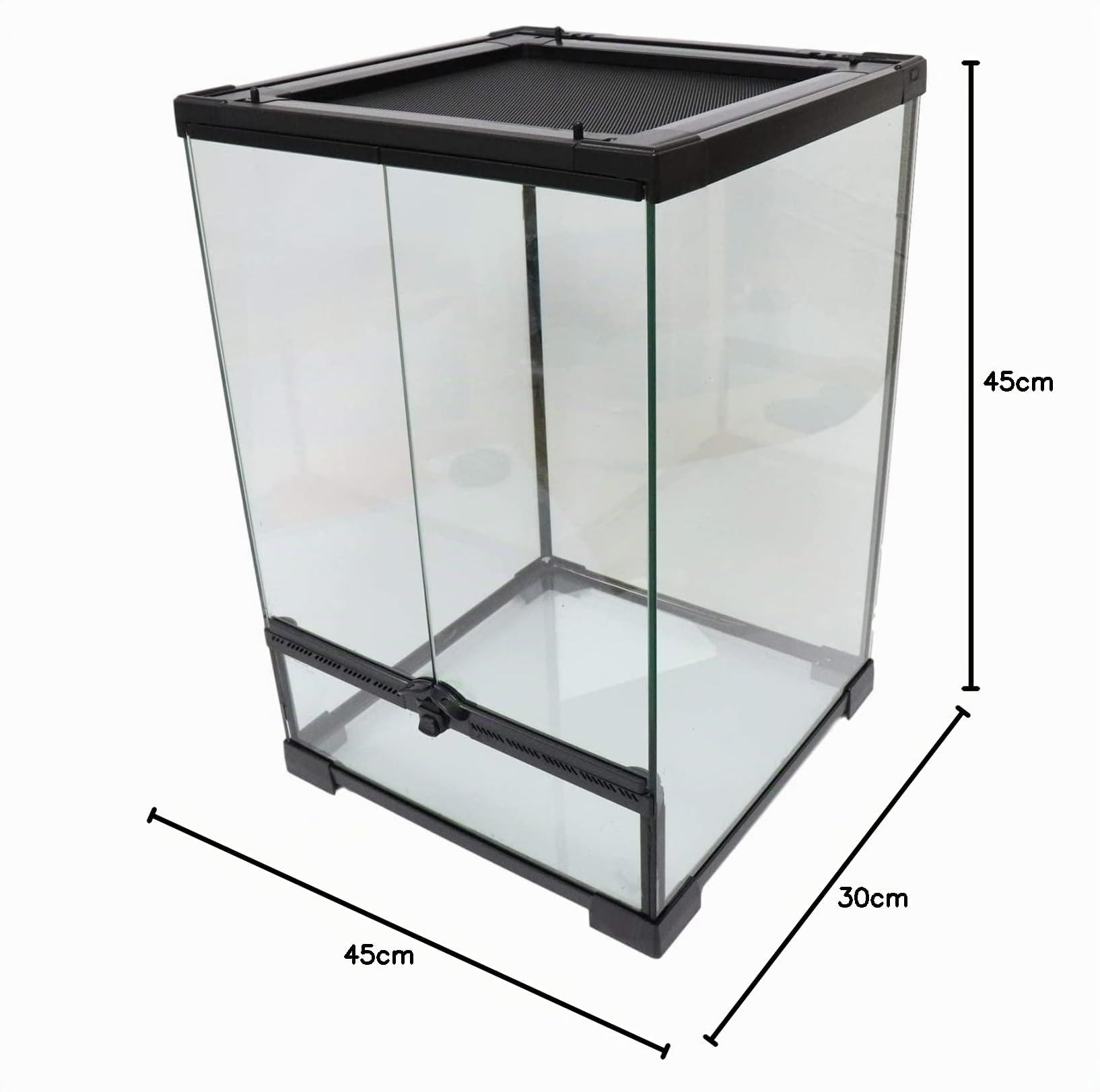 REPTIZOO Terrarium 1 Porte 30x30x45cm