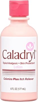 Calamine Lotion by Caladryl, Skin Protectant plus Itch Relief, 6 Fl Oz