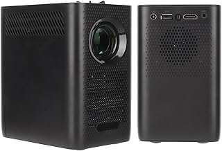 Mini Projetor, Projetor de Filme Portátil 1080P 4K Atualizado 2023, Projetor de Casa Inteligente WiFi BT5.0, Projetor de Vídeo de Home Theater, para Casa, Ao Ar Livre (Plugue UE)